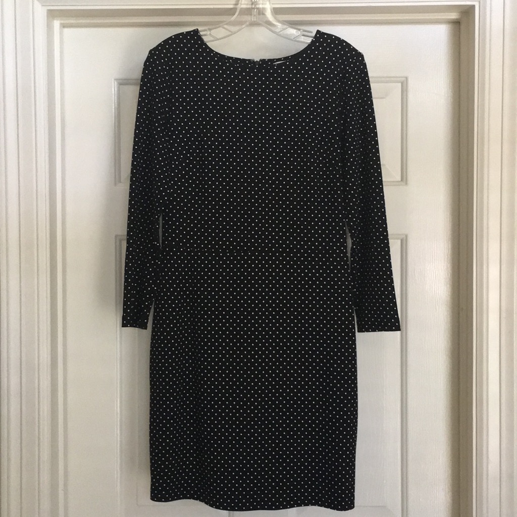 Old Navy Long Sleeved Polka Dot Dress